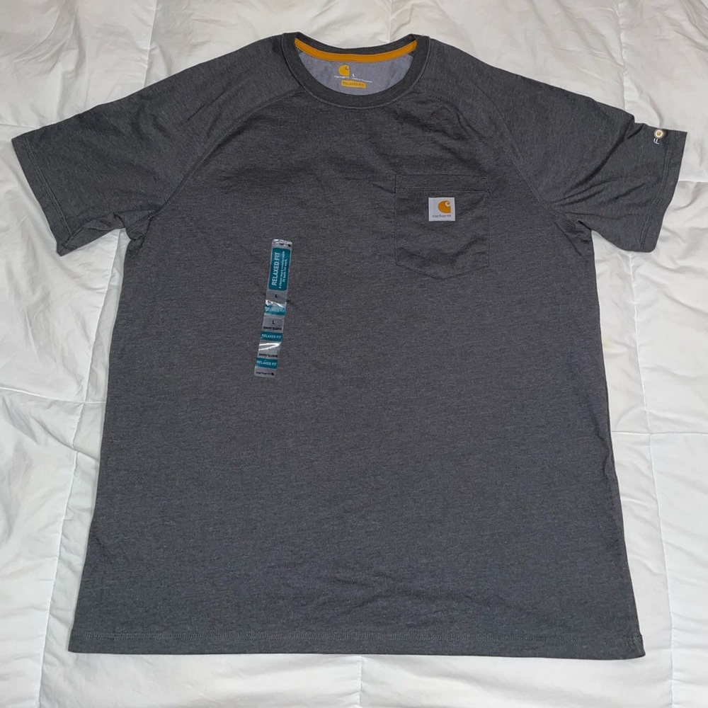 Brand New Carhartt Mens Large Dark Gray Relaxed Fit Never Worn